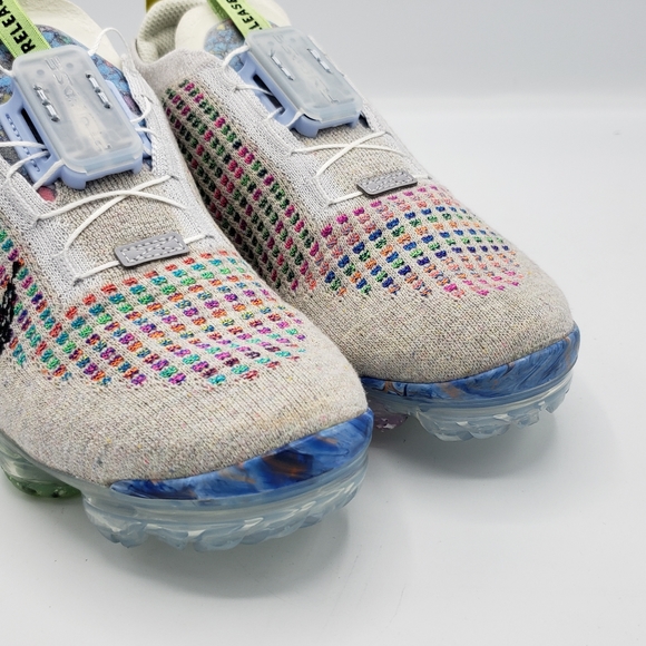 NIKE W AIR VAPORMAX 2020 FK Pure Platinum SIZE 6.5 - Picture 6 of 10